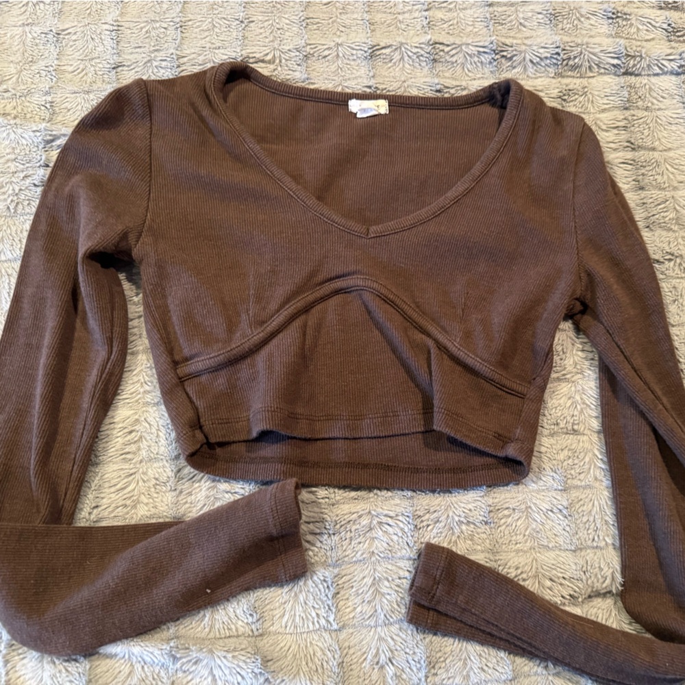 Garage Chocolate Long Sleeve Top